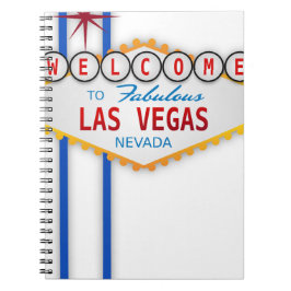 Las Vegas Sign Usa America Casino Gambling Games Notitieboek