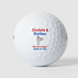 Las Vegas Sign Wedding Favor Golfballen
