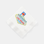 Las Vegas Sign Wedding Servet (Hoek)