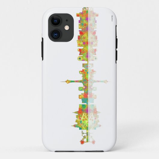 Las Vegas Silhouet Case-Mate iPhone Case (Achterkant)