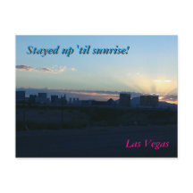 Las Vegas Silhouette - Post Card