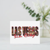 Las Vegas Sin City Briefkaart (Staand voorkant)