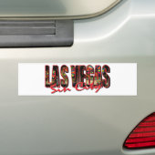 Las Vegas Sin City Bumpersticker (Op auto)
