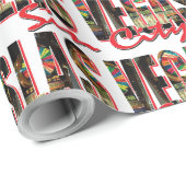 Las Vegas Sin City Cadeaupapier (Rol Hoek)