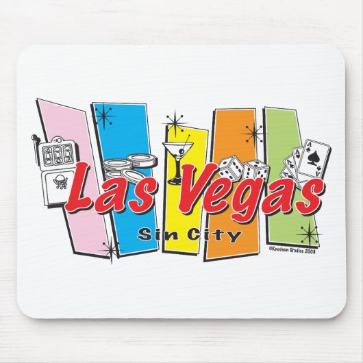 Las-Vegas-Sin-City Muismat (Voorkant)