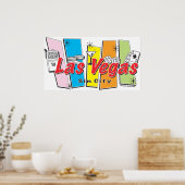 Las Vegas Sin City Poster (Keuken)