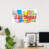 Las Vegas Sin City Poster (Thuiskantoor)