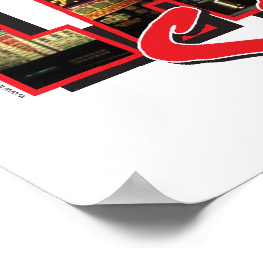 Las Vegas Sin City Poster (Hoek)