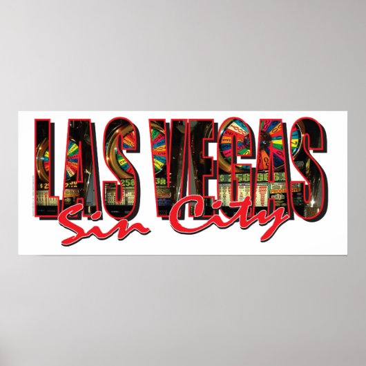 Las Vegas Sin City Poster (Voorkant)