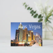 Las Vegas skyline Briefkaart (Staand voorkant)