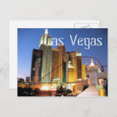 Las Vegas skyline Briefkaart (Voorkant / Achterkant)