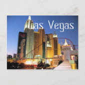 Las Vegas skyline Briefkaart (Voorkant)