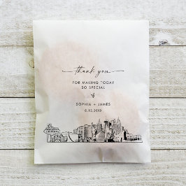 Las Vegas skyline bruiloft dank u favoriete tassen Bedankzakje