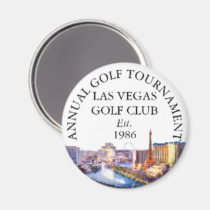Las Vegas Skyline Golf Club Toernooi Aangepast Magneet