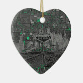 las vegas skyline keramisch ornament (Rechts)