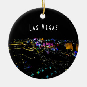 Las Vegas Skyline Keramisch Ornament