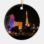 Las Vegas Skyline Keramisch Ornament (Voorkant)