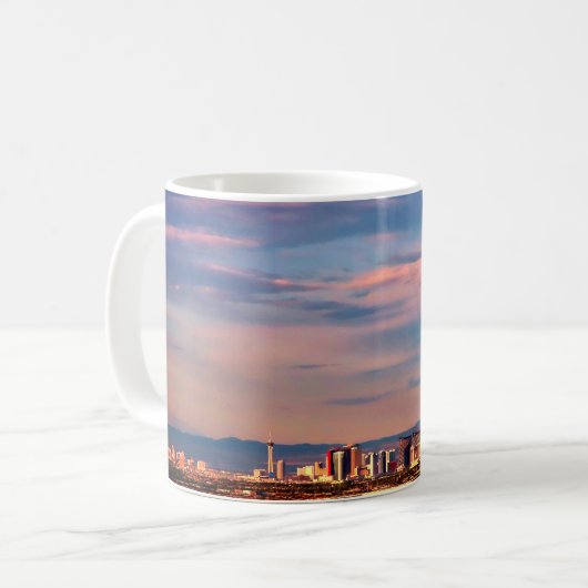 Las Vegas Skyline Koffiemok (Voorkant links)