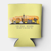 Las Vegas Skyline Latitude Blikjeskoeler (Voorkant)
