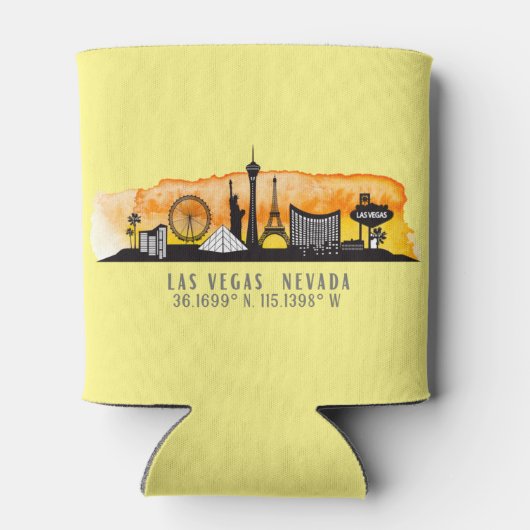 Las Vegas Skyline Latitude Blikjeskoeler (Achterkant)