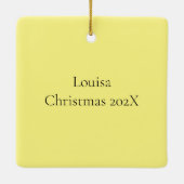 Las Vegas Skyline Latitude Personalized Keramisch Ornament (Achterkant)