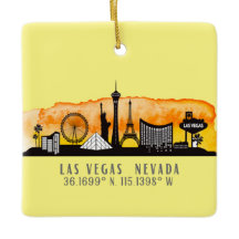 Las Vegas Skyline Latitude Personalized