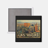 Las Vegas Skyline Magneet (Voorkant / Achterkant)