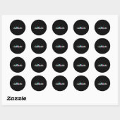 Las Vegas Skyline Nevada Ronde Sticker (Vel)