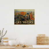 Las Vegas Skyline Poster (Keuken)