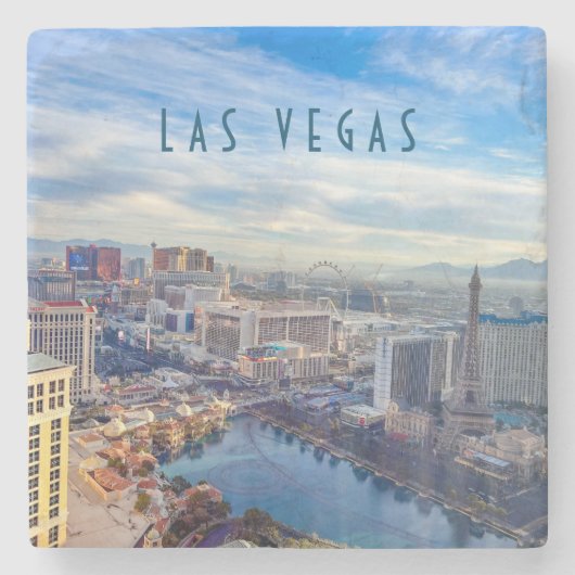 Las Vegas Skyline Stone Onderzetter (Voorkant)