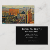  Las Vegas Skyline Visitekaartje (Voorkant / Achterkant)