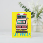 LAS VEGAS-sleufmachine Briefkaart reizen (Staand voorkant)