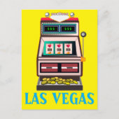 LAS VEGAS-sleufmachine Briefkaart reizen (Voorkant)