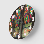 Las Vegas Slot Machine Clock Ronde Klok (Hoek)