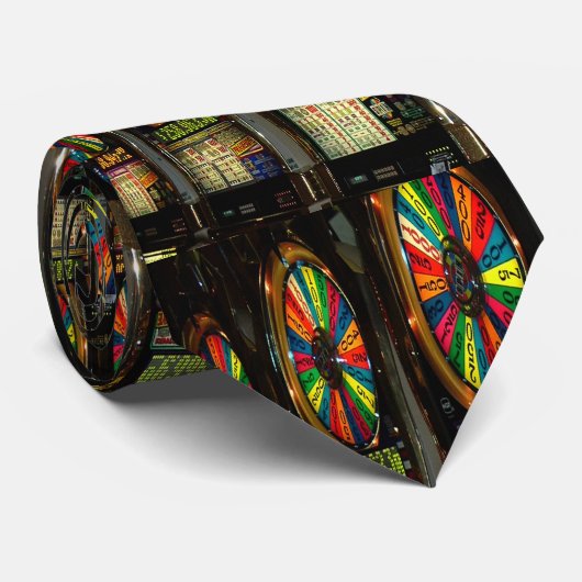 Las Vegas Slot Machine Stropdas (Opgerold)