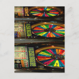 Las Vegas Slot Machines Briefkaart