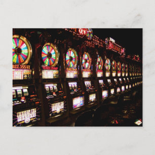 Las Vegas Slot Machines Briefkaarten