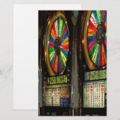 Las Vegas Slot Machines Briefpapier (Voorkant / Achterkant)