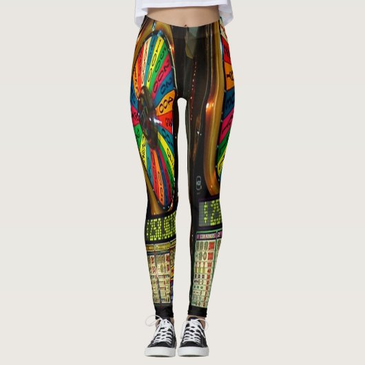 Las Vegas Slot Machines Leggings (Voorkant)