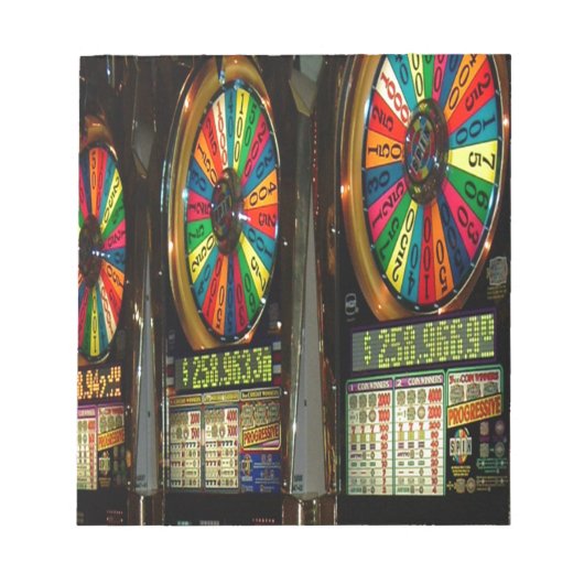 Las Vegas Slot Machines Notitieblok (Voorkant)