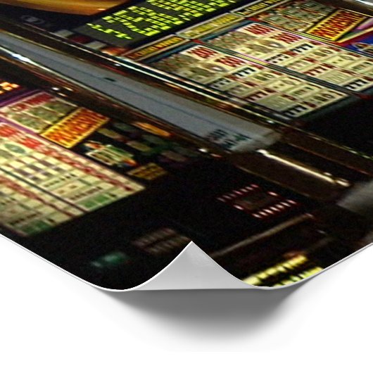 Las Vegas Slot Machines Poster (Hoek)