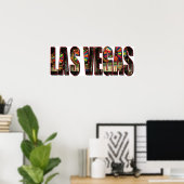 Las Vegas Slot Machines Poster (Thuiskantoor)