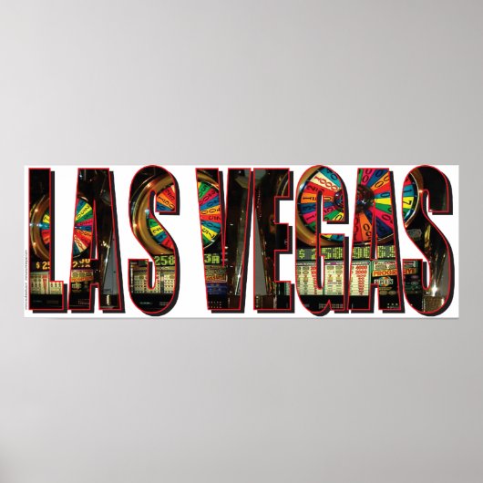 Las Vegas Slot Machines Poster (Voorkant)