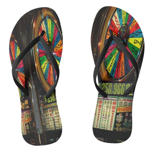 Las Vegas Slot Machines Teenslippers (Voetbed)