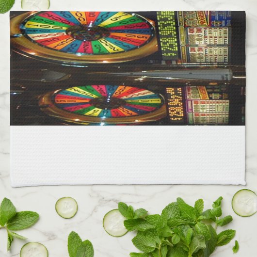 Las Vegas Slot Machines Theedoek (Gevouwen)