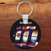 Las Vegas Slot Player 777 Sleutelhanger (Voorkant)