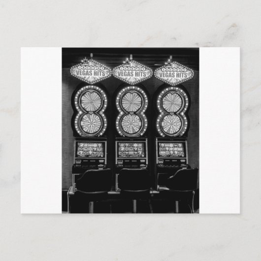 Las Vegas Slots Briefkaart (Voorkant)