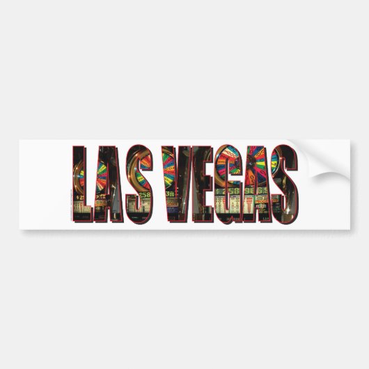Las Vegas Slots Bumpersticker (Voorkant)