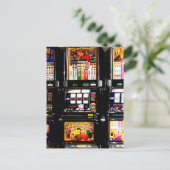Las Vegas Slots Dream Machines Briefkaart (Staand voorkant)