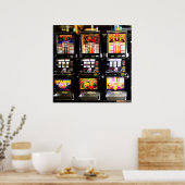 Las Vegas Slots Dream Machines Poster (Keuken)